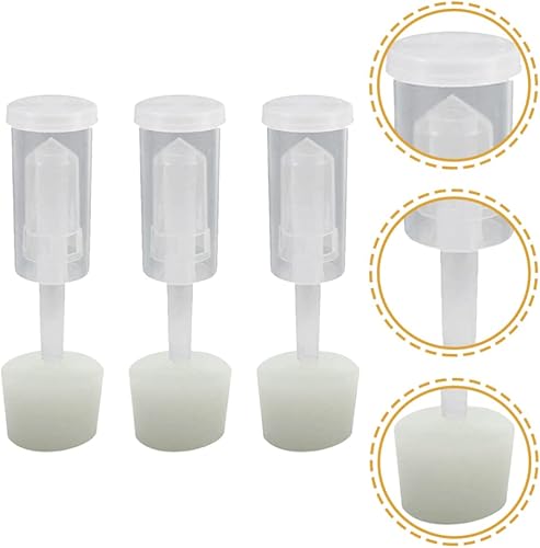 Miniatura 7 de Yardwe 1 juego de tapón de vino Mason Jar Fermentador Cap Cerveza Tapón Pickles Tarro Tarro Tapas Tapas Tapa de Bloqueo de Aire Ojales de Silicona