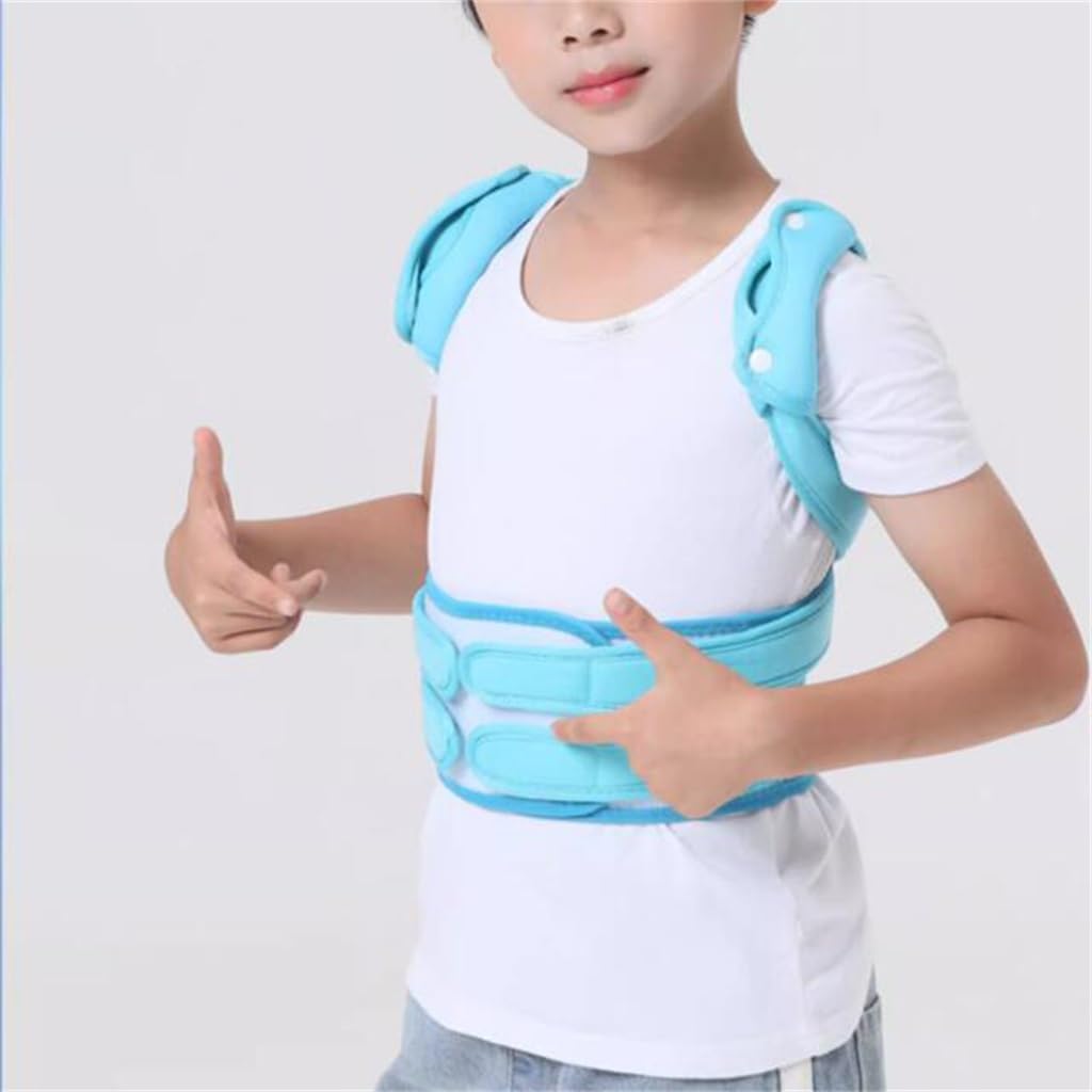 Sitting Posture Correction With Hunchback Orthotics Correction Of Adolescent Back Strap Artifact Spinal Belt(Medium)