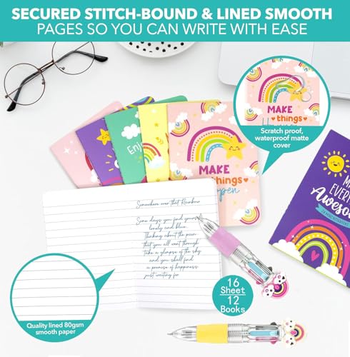 Stylos à bille et autocollants de fête Anprola pour remplir vos sacs cadeaux - 6
