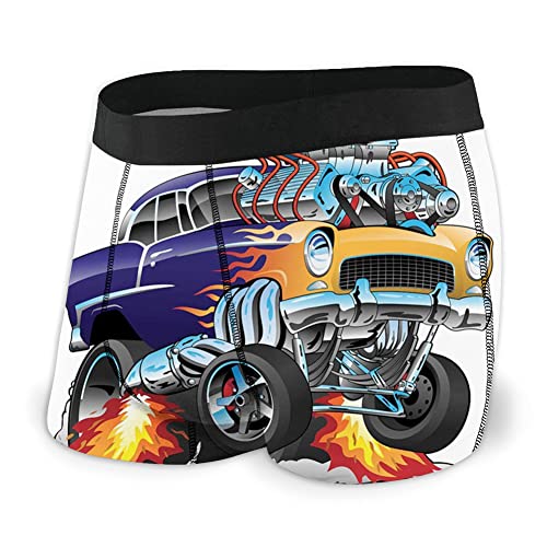 Mens Boxer Briefs Underwear Pack,Men's Breathable Trunks Underwear,Boys Boxer Briefs