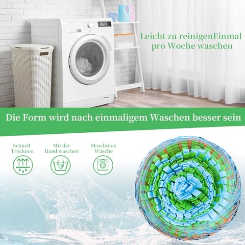 Schnüffelteppich Hund, Schnüffelmatte für Hunde-Größenverstellbar & Waschbar Hundespielzeug Intelligenzspielzeug Schnüffelspielzeug für alle Hunderassen