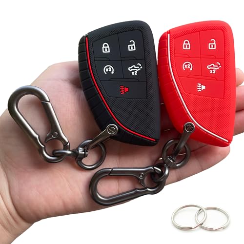 Image of Key Fob Cover for 2026-2022 Chevy Silverado GMC Sierra 1500 2500HD 3500HD