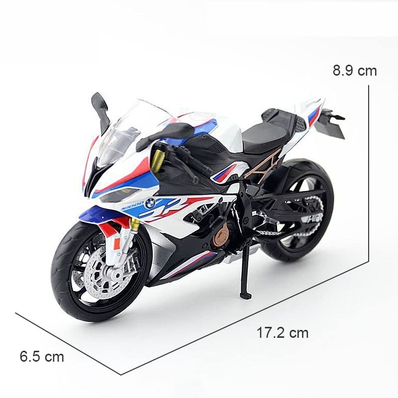 Modèle de moto BMW S1000RR, échelle 1/12, jouet en alliage