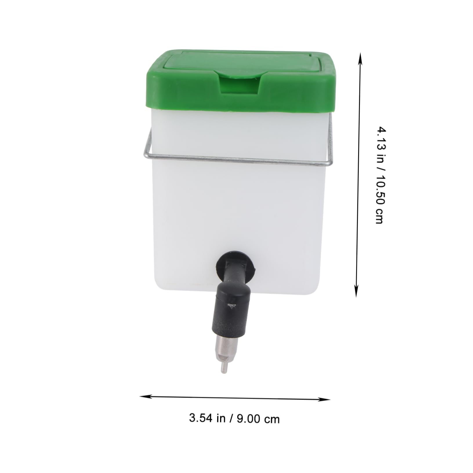 INOOMP 3pezzi Distributore Automatico Per Conigli Bottiglia Per Animali Domestici Facile Da Installare e Pratica Adatta Per Ciotole e Box Per Del Coperchio