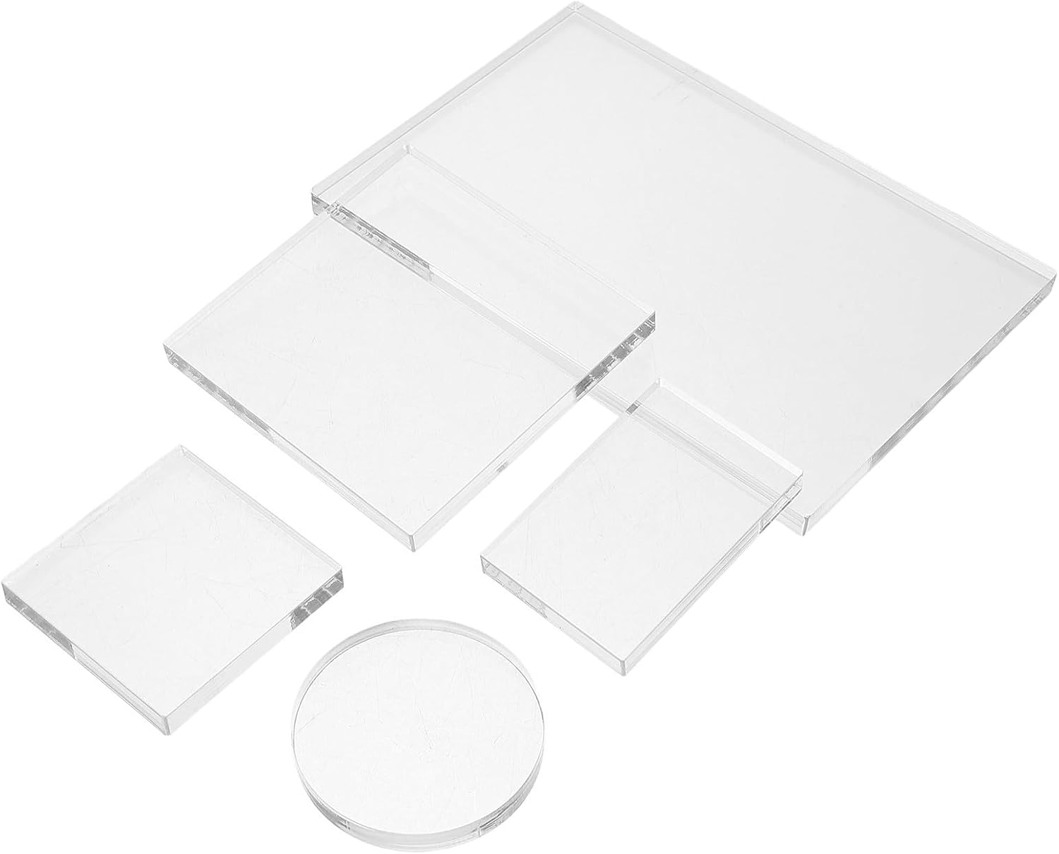 5pcs Acrylic Stamp Blocks for Journaling and Crafting