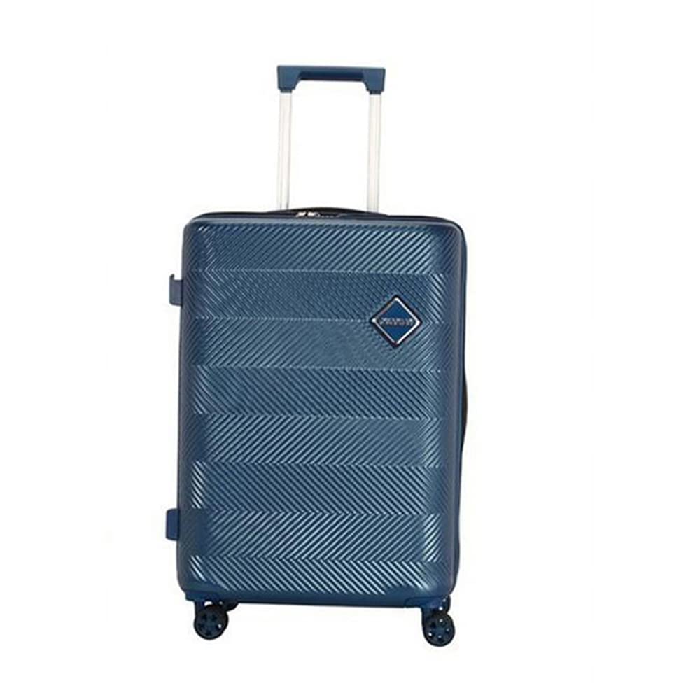 American Tourister Bayview Polycarbonate TSA Lock Hard Trolley (Blue, Free Size)