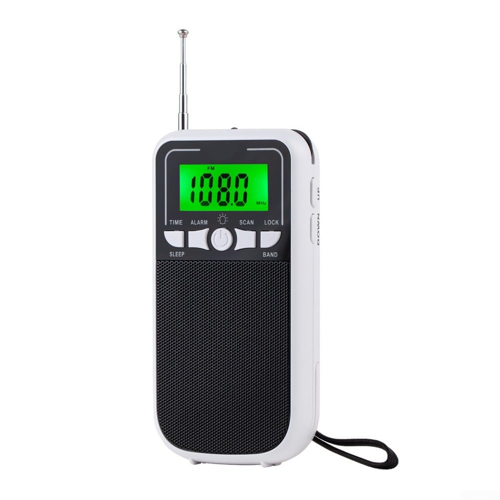 Radio Portatile AM/FM Compatta, Batteria Ricaricabile E Alimentazione USB, Per Anziani, Campeggio E Viaggi - 3