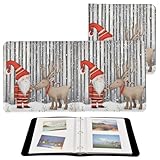 Funda de piel sintética: esta funda para álbum de recortes está hecha de material de cuero de alta calidad, que es impermeable, resistente al desgaste, resistente, fácil de limpiar en el exterior y cómodo al tacto, proporcionando una buena protección para fotos internas. Mantén tus fotos, diseños y calcomanías divertidas seguras y protege tus preciosas fotos durante mucho tiempo