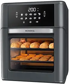Mondial Air Fryer Oven AFON-12L-FG, 12L, Digital, 2000W, Preto