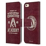 Sistema de cierre magnético Head Case Designs Licenciado Oficialmente EA Bioware Mass Effect Interplanetary Combatives 3 Insignias y Logotipos Carcasa de Cuero Tipo Libro Compatible con Apple iPhone 6 / iPhone 6s