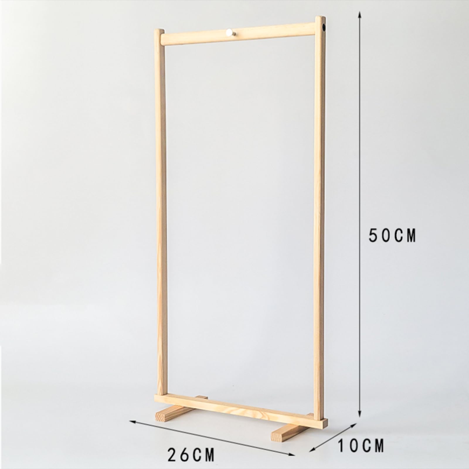 F Fityle Support de carillon, support de gong, ornement en bois, de carillon professionnel multifonctionnel, présentoir pour table d'exposition, salon de, 50cm
