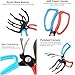 Valentines Day Gifts for Him 2 Packs 2/3 Claw Fish Gripper, Metal Fishing Pliers Gripper Catch Fish Control Clamp,Three Teeth Fishing Pliers Control Forceps for Most Freshwater Fish Grip Tackle Holder