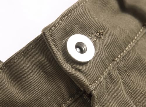 Mens Casual Cargo Pants Baggy Fit Multiple Pockets Loose Wide Leg Streetwear Trousers3