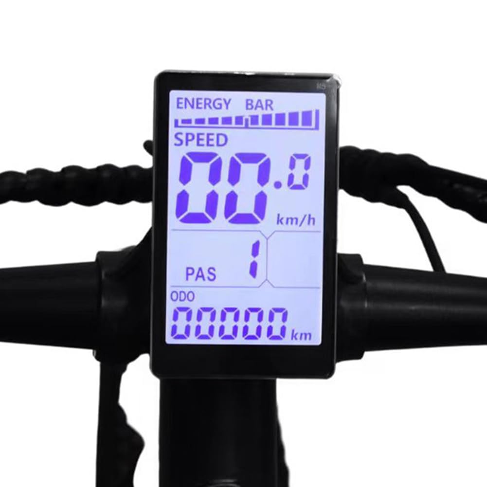 M5 Écran LCD pour vélo électrique 24 V 36 V 48 V 60 V E Scooter Pièces d'écran LCD pour VTT électrique (6 broches)