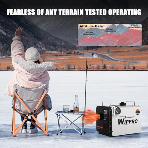 WIPPRO Diesel Heater 8KW,12V/24V/110V 8L Diesel Air Heater with LCD Switch, Remote Control, for Campers, Car, RV Truck, Boat, Campervans, Caravans - Image 7