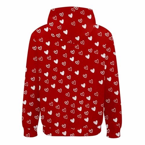 Sudaderas con capucha corta sudadera informal estampada para hombres 5