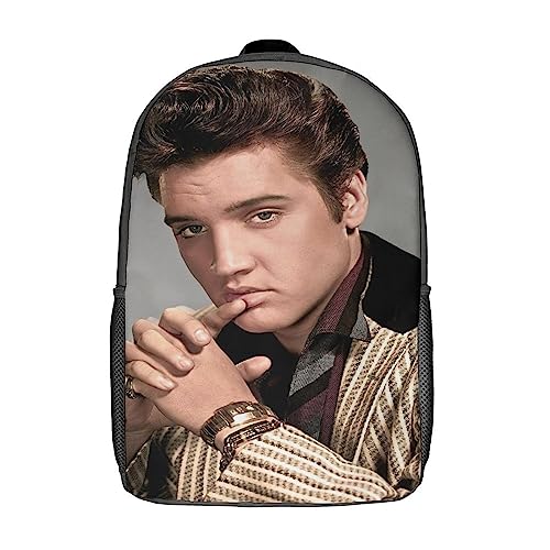 PIXOLE Sac à dos scolaire Elvis Presley pour étudiants : cartable moderne pour garçons, cartable pour filles - Les Beatles, Paul McCartney, John Lennon, RIngo Starr, George Harrison PIXOLE Sac à dos scolaire Elvis Presley pour étudiants : cartable moderne pour garçons, cartable pour filles