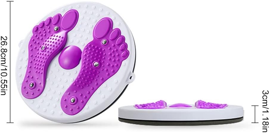 Fitness Twisted Disk Round Balance Waists Wriggle Board Indoor Yoga Massage Twisting Plate Slim Shaping Waist Disc