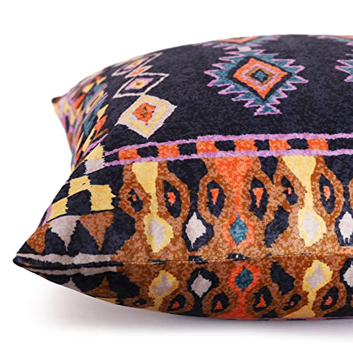 Image of Ravaiyaa - Attitude is everything Pure Velvet Square Cushion Cover Stylish & Comfortable Pillow Cushion Cover for Bedroom, Living Room & Home Decor 2 PC Set (16 inchx16 inch Inches)