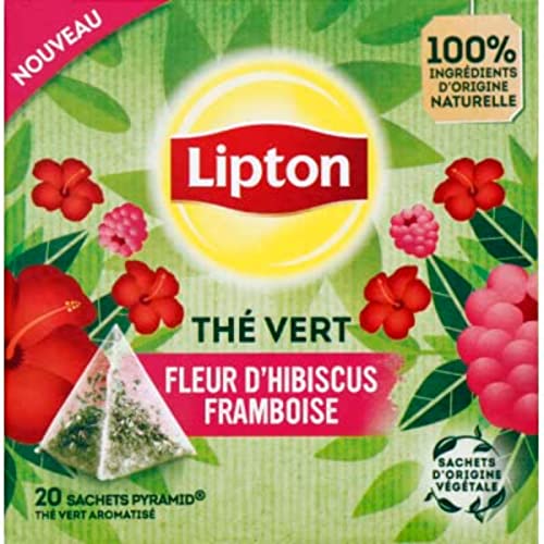 Thé Fleur D'hibiscus Lipton La Boite De 20 Sachets - vue 2