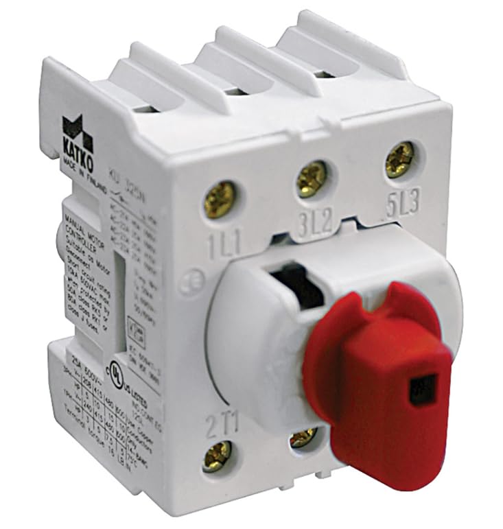 KU363N, 3 Pole DIN Rail Mount Switch Disconnector; 60 A