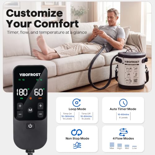 Image of Cold Therapy Machine, Portable Ice Machine for Knee After Surgery