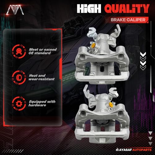 Image of 18B5002 18B5003 Rear Disc Brake Caliper Assembly Set with Hardware