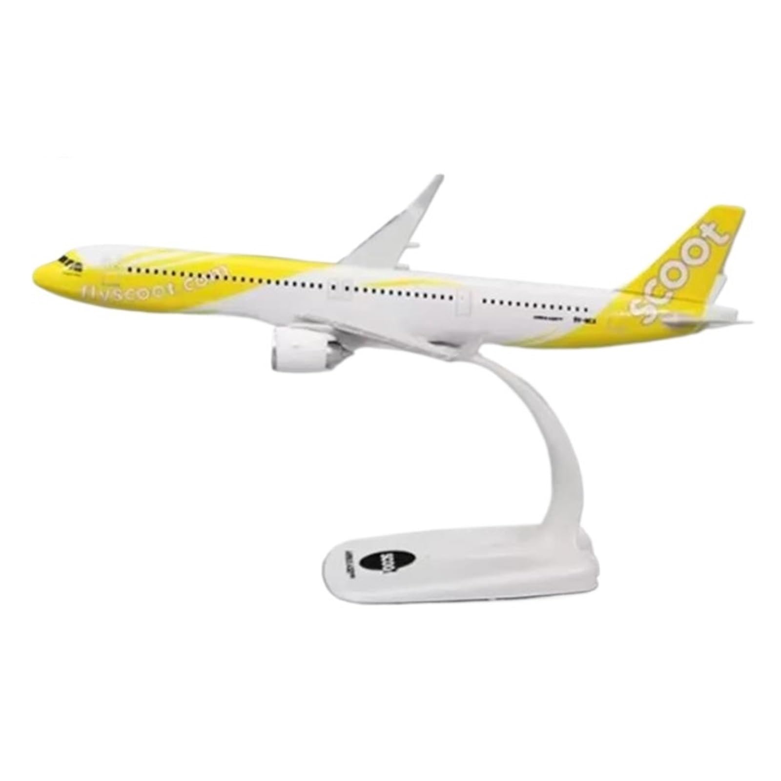 Flying airplane model E-175 E195 LOT Polish /A321NEO SG SCOOT 1/100 Scale For Air Airline Plane Model Airplanes Aircrafts Collection aviation aircraft model(A321NEO SCOOT)