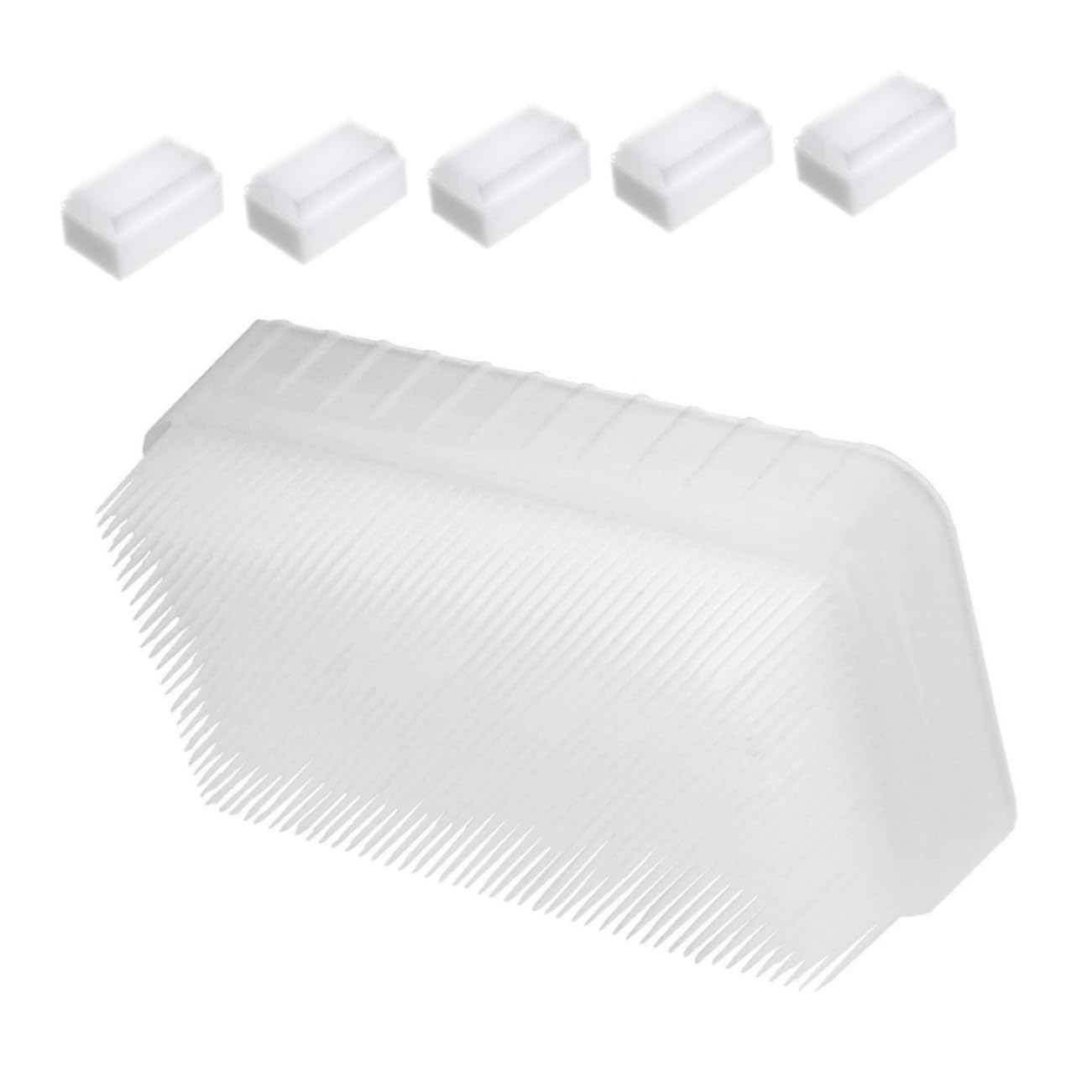 PartyKindom Set 6 Pezzi Spugne Bagno Morbide per Ragazzo Ragazza, Spazzole Sensoriali Facili da Impugnare e Pulire, per Ragazzo Ragazza e Uso Domestico Bianco
