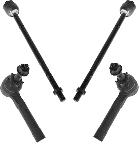 Miniatura 32 de TRQ Juego de varillas de acoplamiento delanteras interiores y exteriores, 4 piezas, compatibles con Toyota C-HR 2018-2021
