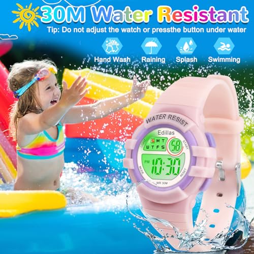 Save 71% on Edillas Kids Digital LED Watch with 7 Colors
