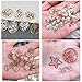 70PCS Bezel Charms Pendants - Hollow Mold Pendants, Assorted Geometric & Pressed Flower Frame, DIY Crafts for Resin Earrings, Necklace & Bracelet (M333)