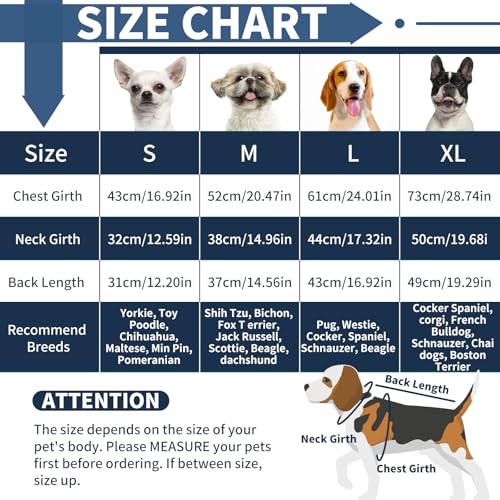 Image of BRKURLEG Dog Hoodie Winter Dog Sweatshirts with Pockets Warm Dogs Clothes for Small Medium Dogs Girl Boy, French Bulldog Clothes Pet Sweater Shirt Hoodies with Pocket(BlueOrange, S)