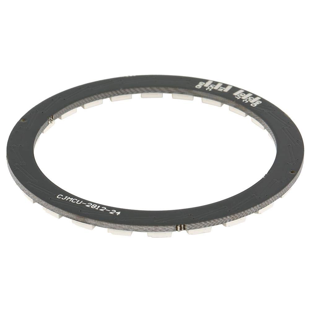 Fydun RGB LED Ring, 24 Bit WS2812 5050 Lampada Ad Anello a LED con Driver Integrati, 5V Anello Luminoso a LED, Luci Circolari Illuminazione a LED