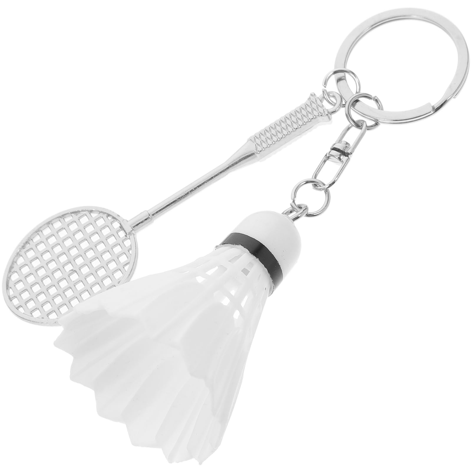 STOBAZA Badminton Jewelry Badminton Keychain Keyrings Sports Keychain Lightweight for Enthusiasts