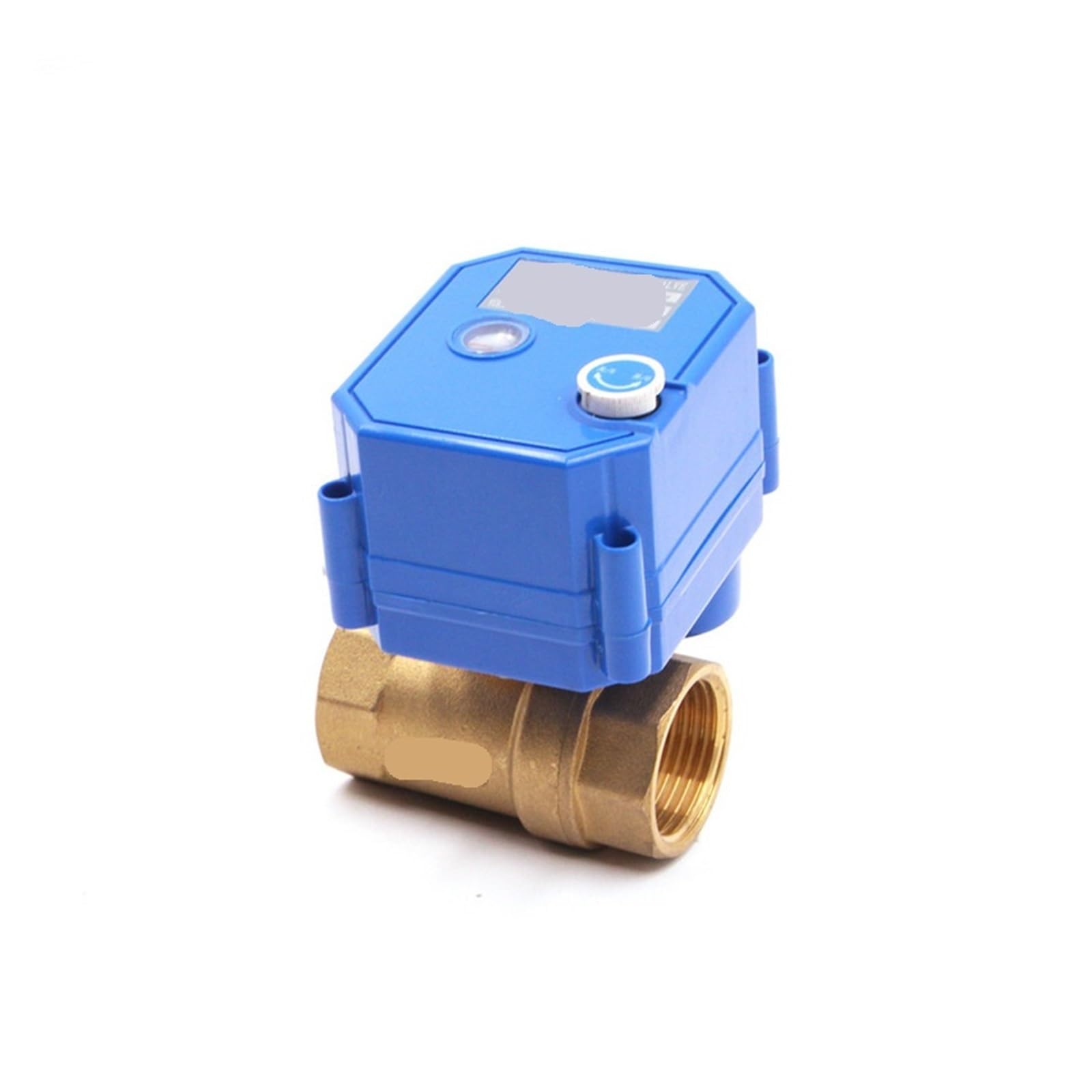 Ouhbndeaz Dc24v-Cr02 1"" Electric Ball Valve Brass 2-Way 2/3-Wire Actuator With Manual Switch Ac220v Dc24v Dc12v Adc9-24V(Dc24v-Cr02)