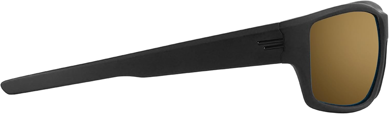 TOROE Performance Eyewear FIELD All Black Sports Polarized Sunglasses w/Hydrophobic Coating Polycarbonate AR Lenses - Image 4