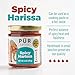 PUR Spices Original Spicy Harissa Paste I Hot Sauce for Cooking and Dipping I Spicy Chili Pepper and Garlic Paste | Middle Eastern Inspired | Plant Based, Gluten Free, No Sugar Added, Preservative and Additive Free I 6oz Jar