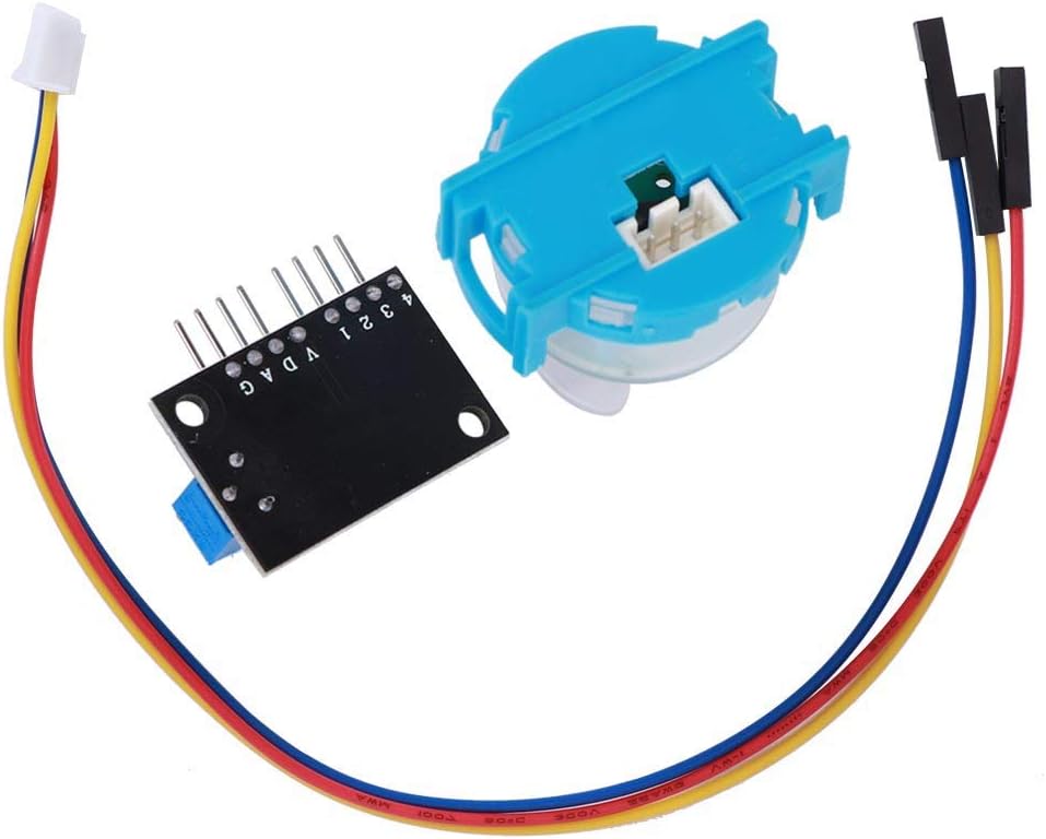 Turbidity Sensor Module, Easy to Use with High Accuracy for Water Quality Detection, Digital Output with Analog 0-4.5V, for Dishwashers Washing Machines Industrial Sewage Control