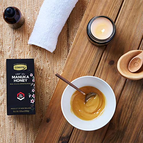 Comvita Certified UMF 20+ (MGO 829+) Raw Manuka Honey, Ultra Premium Grade Non-GMO Superfood, 8.8 oz