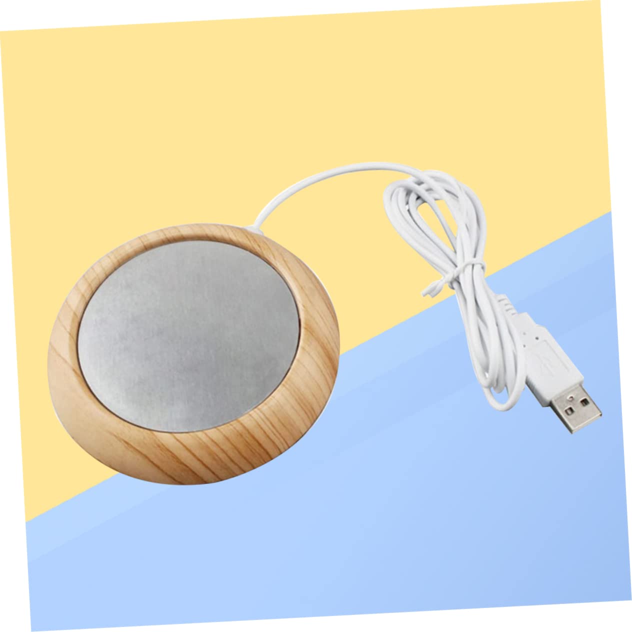 CIYODO Cordless Coffee Warmer Mug Cup Warmer Desk Coaster for Tea Heat Preservation Mug Office Home Use