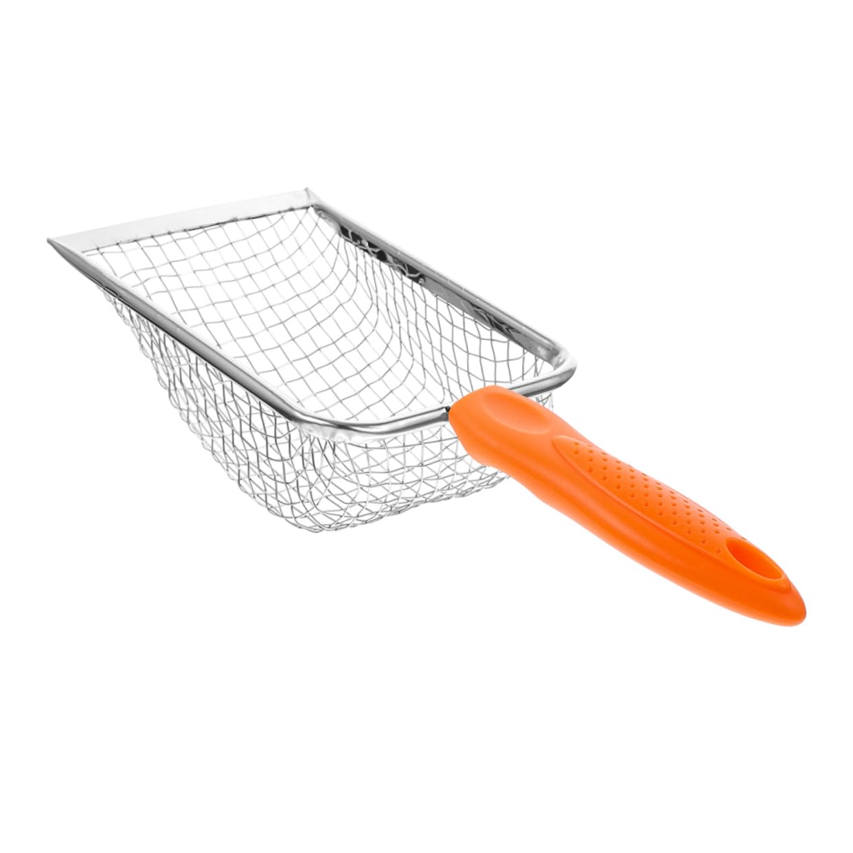 BCOATH Stainless Steel Cat Litter Scoop Durable Poop Shovel with Mesh for Easy Cleaning Portable Litter Scooper for Cat Waste Management