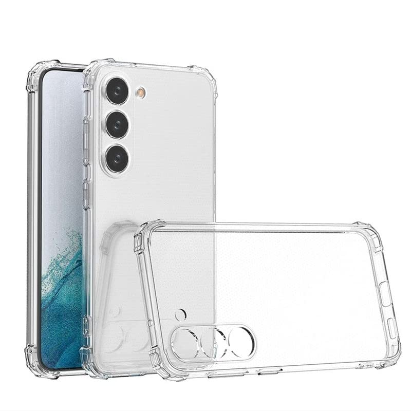 SkyTree Solid Shock Proof Bumper Hybrid Edge to Edge Protective Transparent Back Cover for Samsung Galaxy S23 (B0BNDRJPNZ) Amazon Price History, Amazon Price Tracker