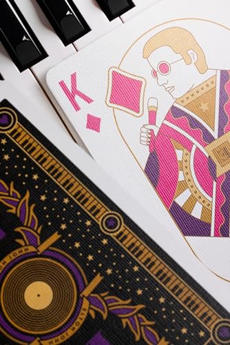 Image of Bicycle Elton John - 54 Playing Cards - Iconic Game - Magic /Magic Card, Yellow