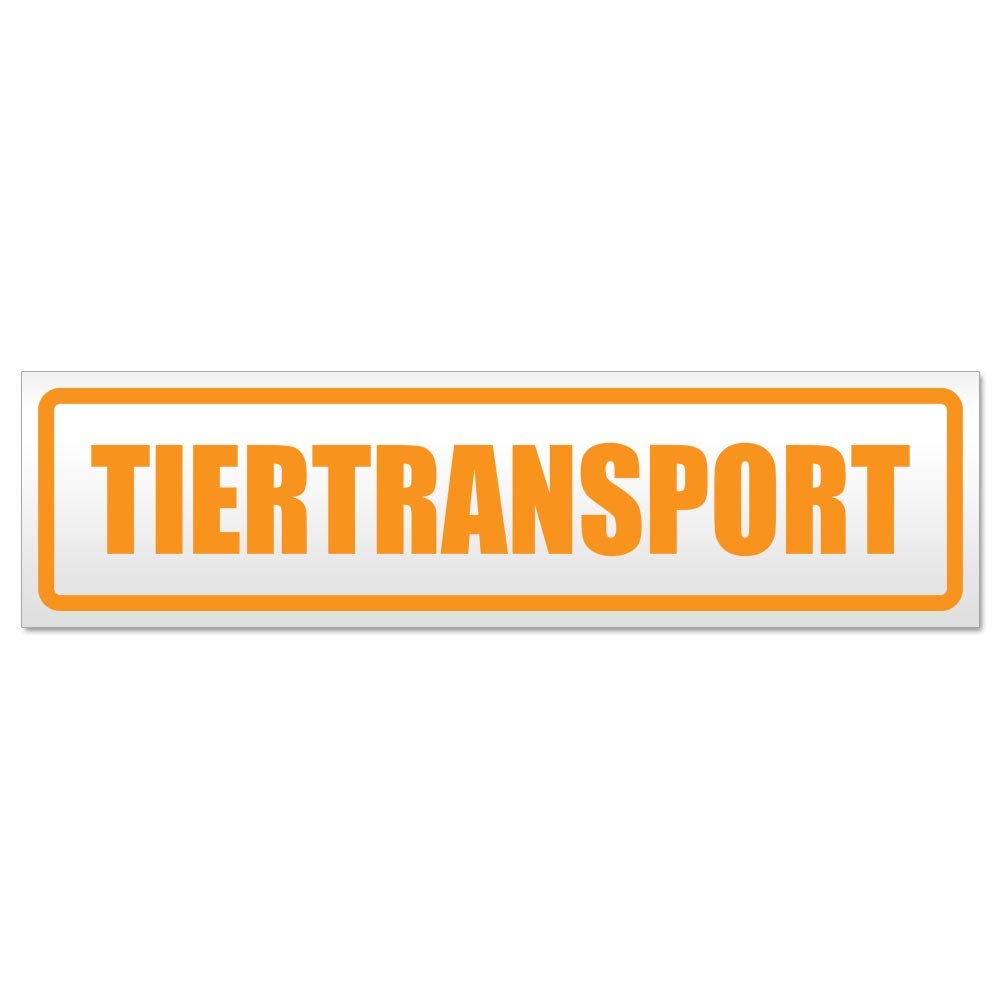 Kiwistar Magnetschild 'Tierarzt Gestreift' – 20 Cm Orange, Magnetisch Für Auto, Wiederverwendbar