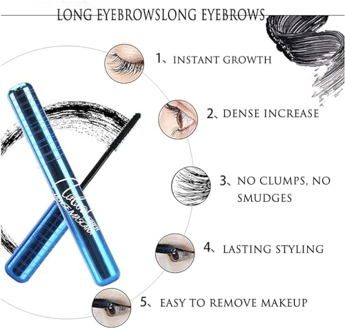 Prime Lash Mascara for Mature Ladies,Prime lash Mascara for Seniors with Thinning Lashes Waterproof Mascara Black Volume and Length,Hypoallergenic Mascara for Sensitive Eyes for Mature Women(1pcs) - Image 3