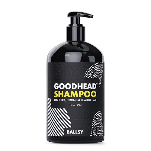 Miniatura 1 de Ballsy Champú Goodhead, para cabello grueso, fuerte y saludable, con aceite de árbol de té, 16 onzas líquidas