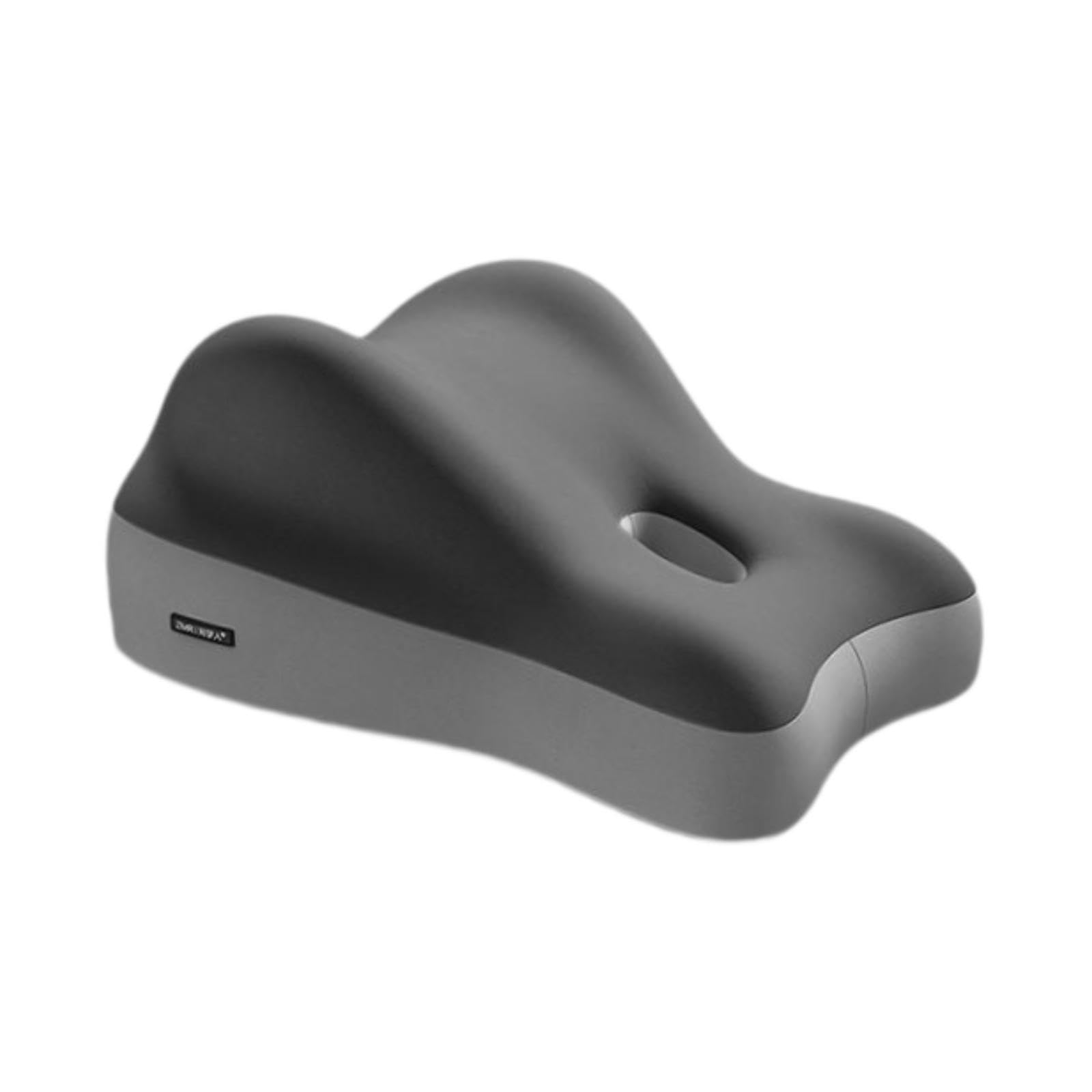 Almohada para Las Piernas, Almohada Postural, Cojín de Apoyo para La Espalda, Soporte para Rodillas Y Tobillos, Espuma Viscoelástica, Apta para, Gris Claro Oscuro, tal como se describe