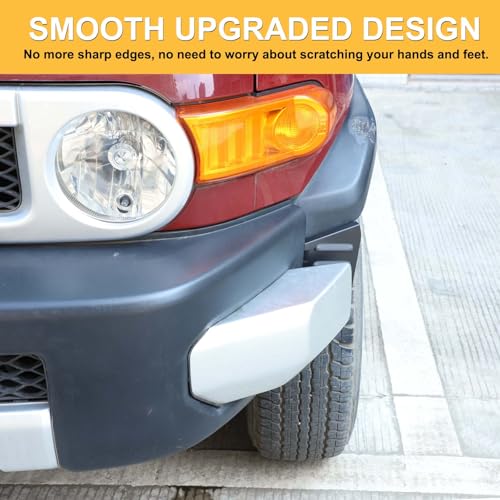 Image of Front Mud Flaps Splash Guards Compatible with Toyot@ FJ Cruiser 2007-2021 Accessories, Aluminum Alloy Heavy Duty Splash Guards Pro Mud Flaps Fenders 2PCS