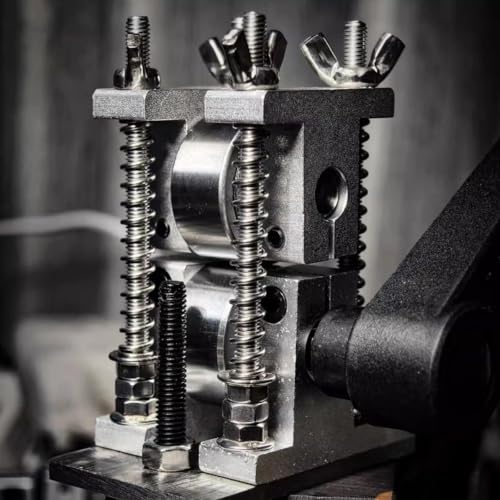Prensa manual de joyería con grosor ajustable para incrustaciones precisas 6